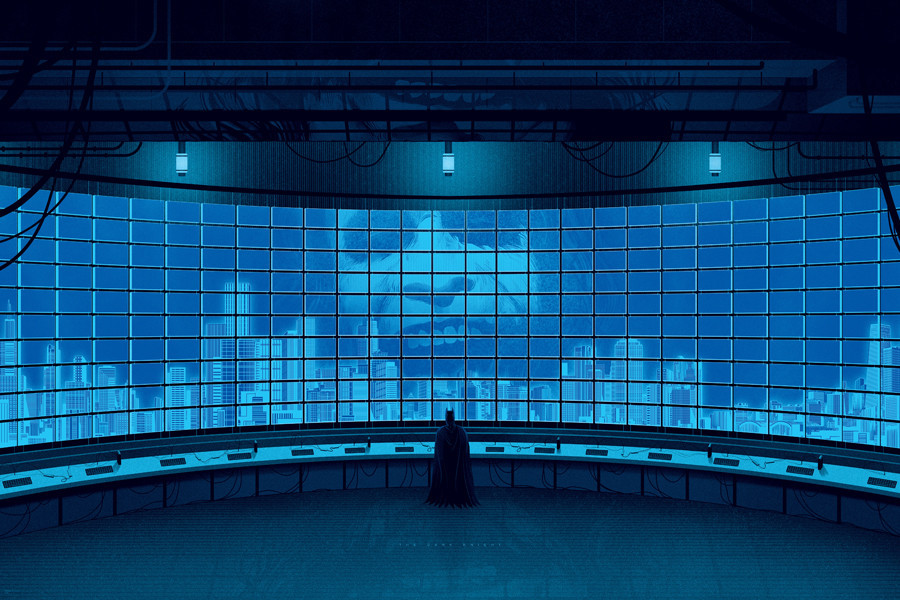 mondo dc comics dark knight kevin tong poster movies tv music collectibles mondo dc comics dark knight kevin tong poster