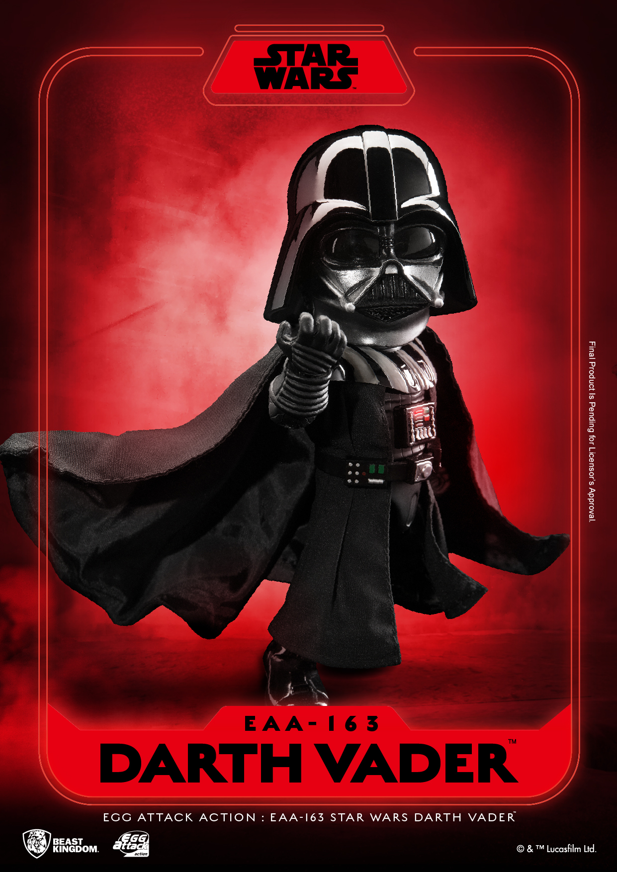 Star Wars Darth Vader Glow in the Dark EAA 113 Action Figure   Beast K  Outer Ri
