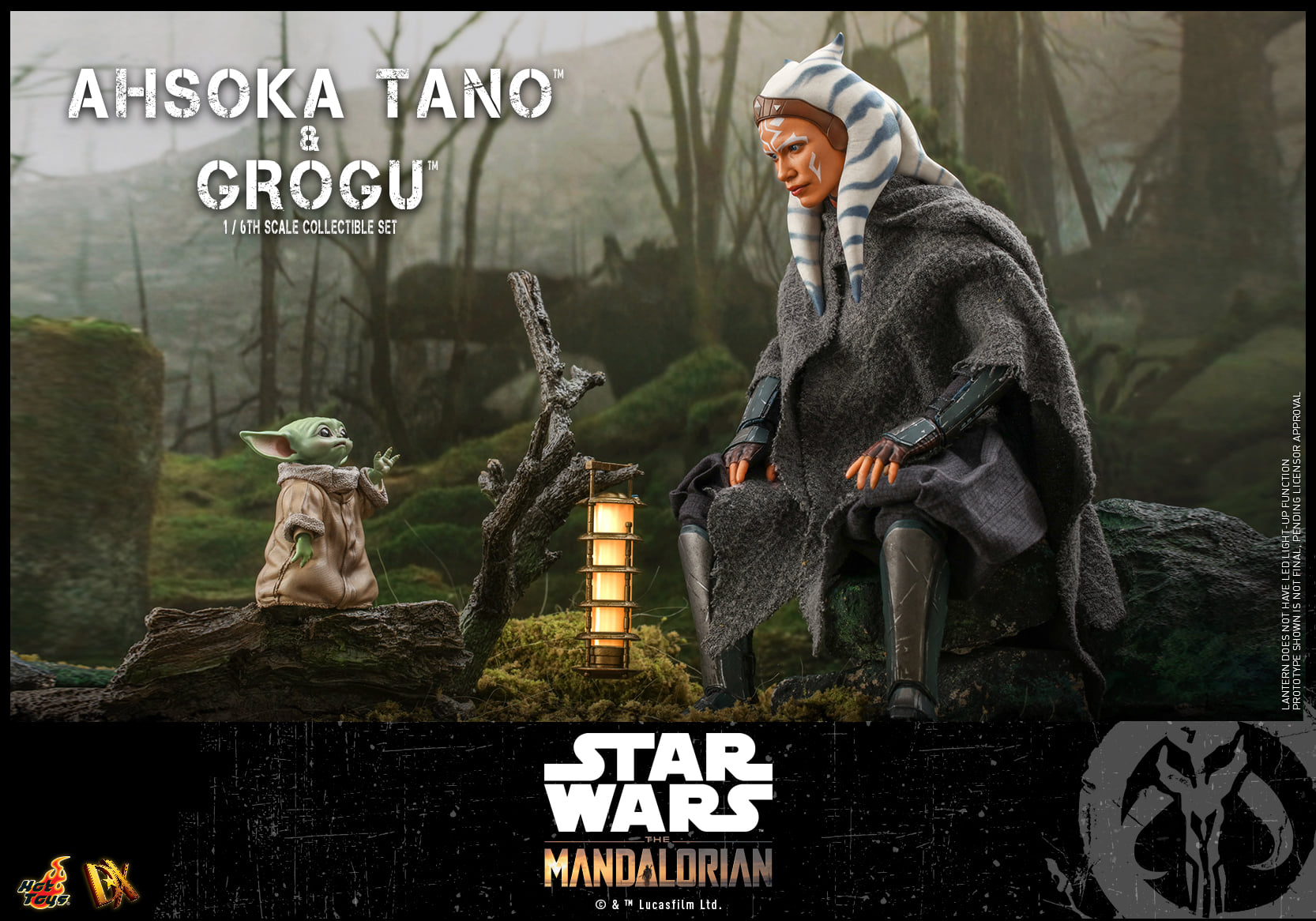 Hot Toys Star Wars: The Mandalorian Ahsoka Tano and Grogu DX 