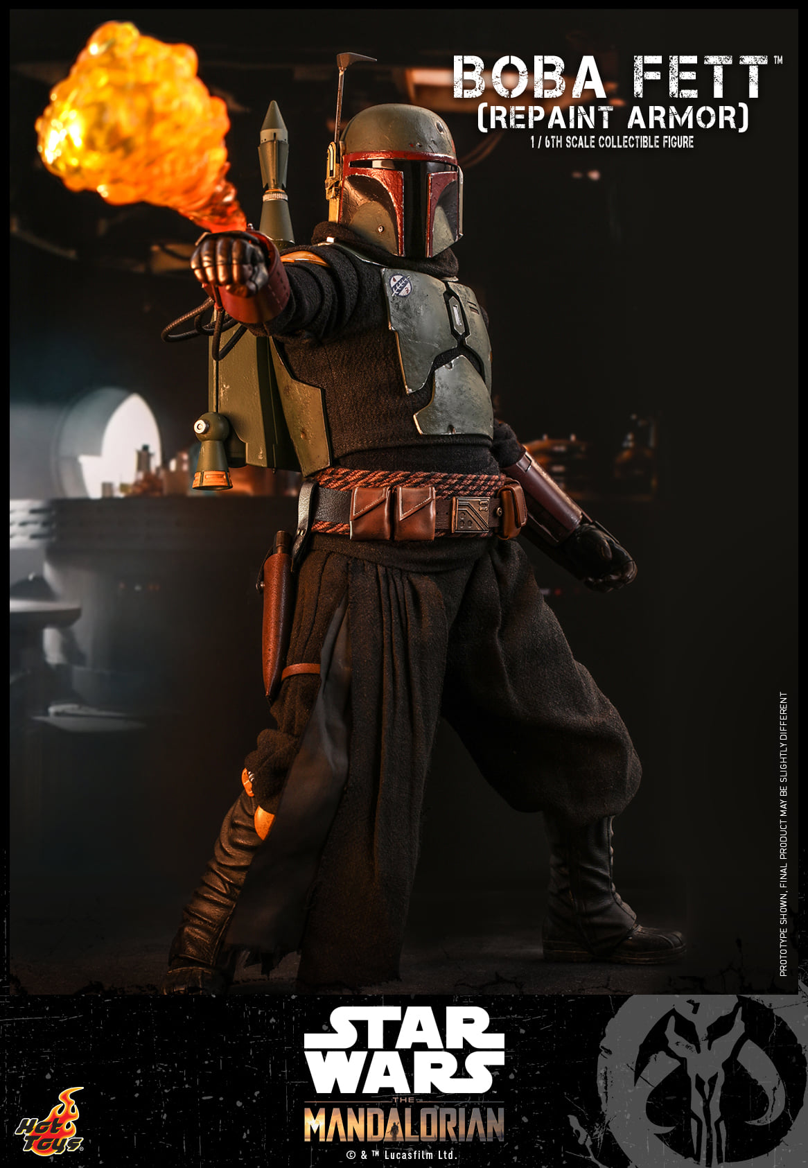 Hot Toys Star Wars: The Mandalorian Boba Fett Repaint Armor 