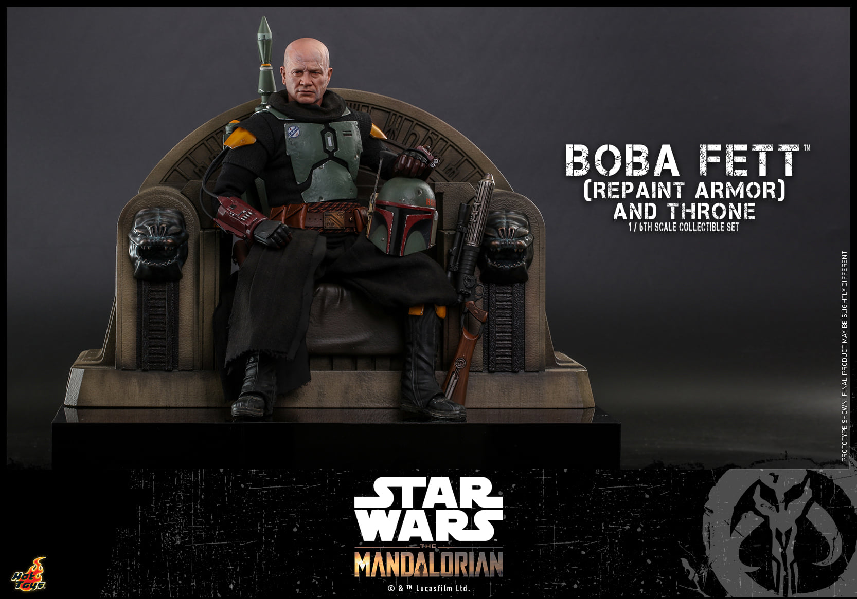 Hot Toys Star Wars: The Mandalorian Boba Fett Repaint Armor and  display picture 1