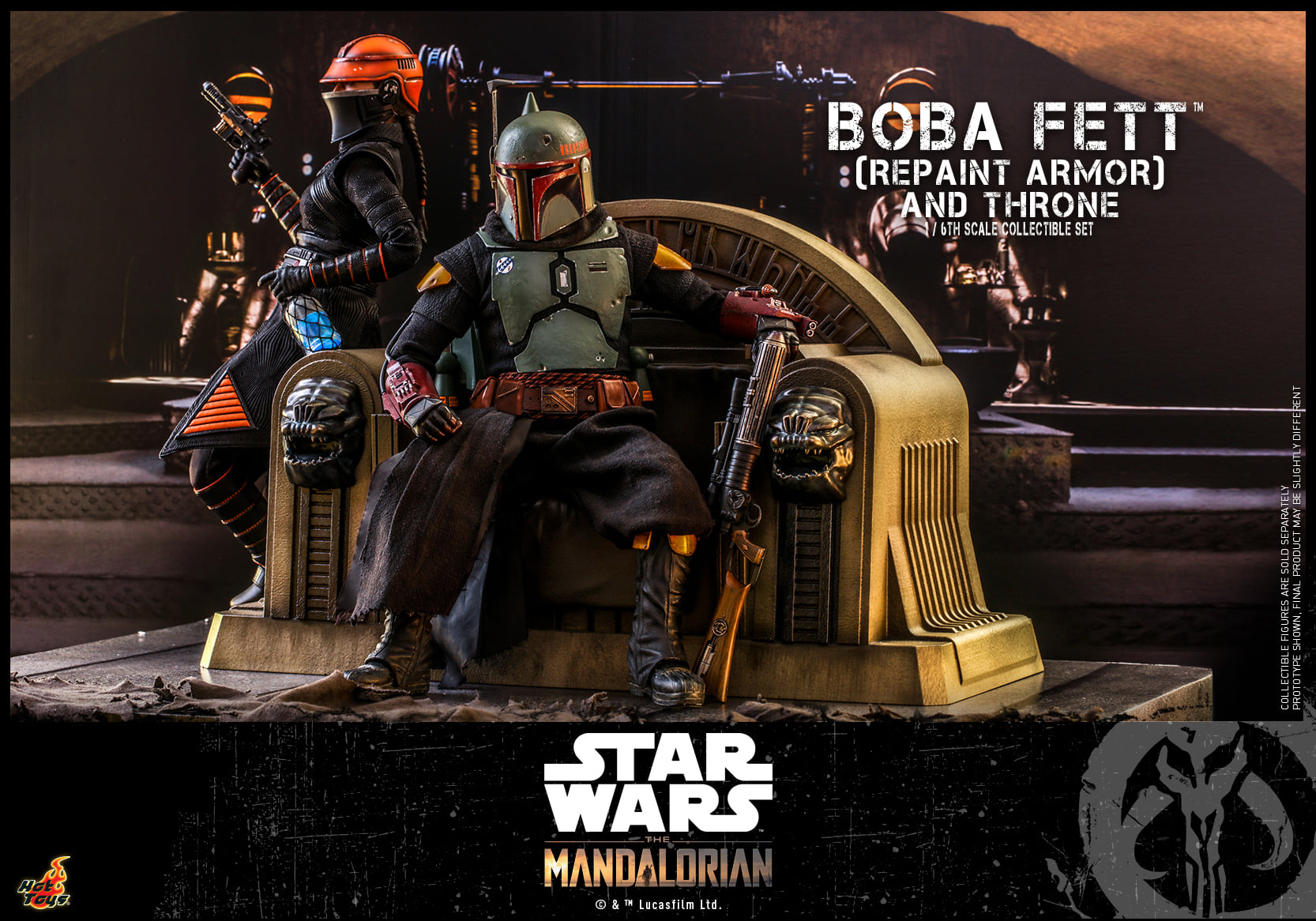 Hot Toys Star Wars: The Mandalorian Boba Fett Repaint Armor and  display picture 1