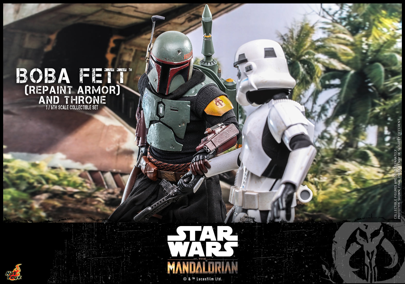 Hot Toys Star Wars: The Mandalorian Boba Fett Repaint Armor and  display picture 1