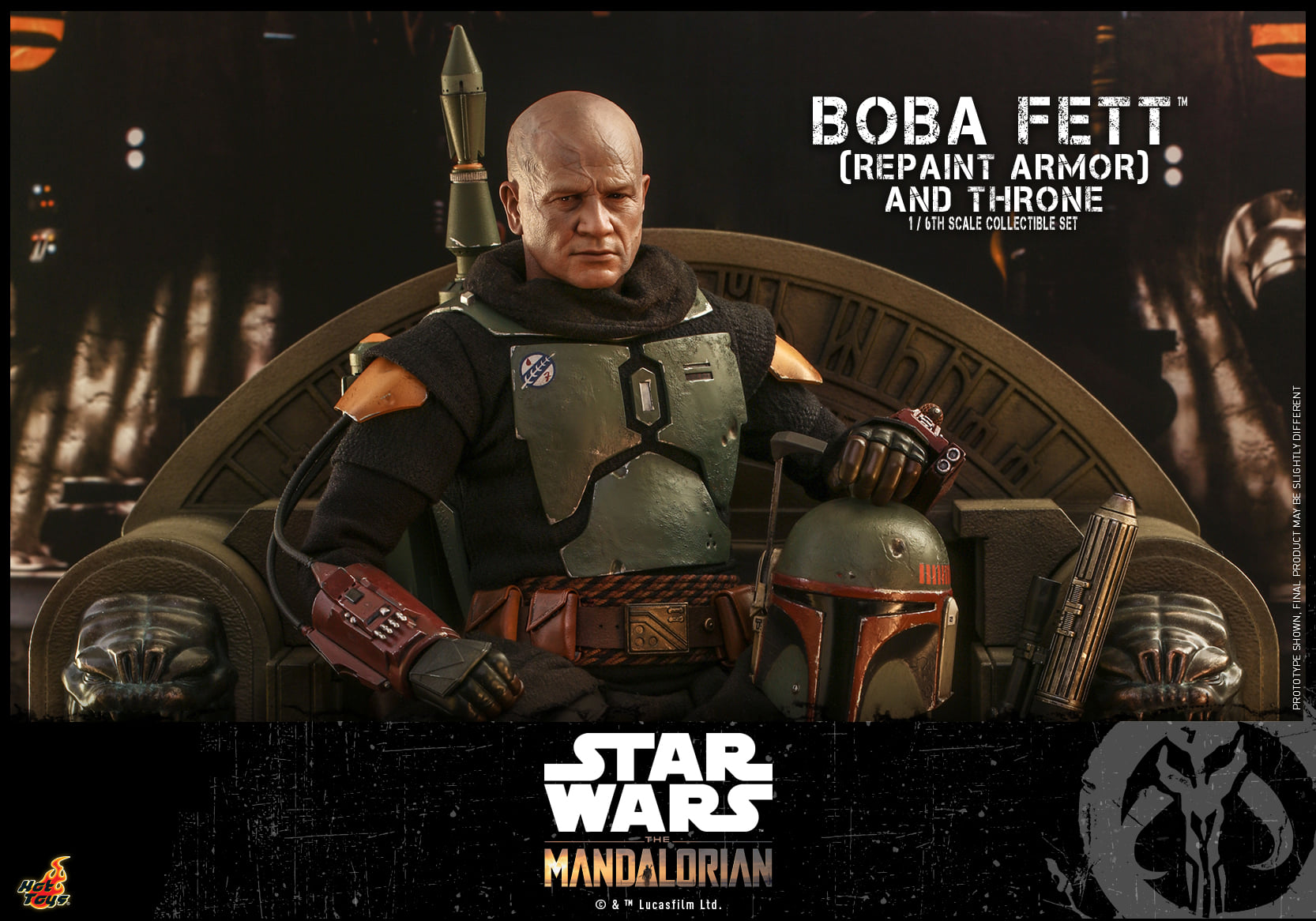 Hot Toys Star Wars: The Mandalorian Boba Fett Repaint Armor and  display picture 1