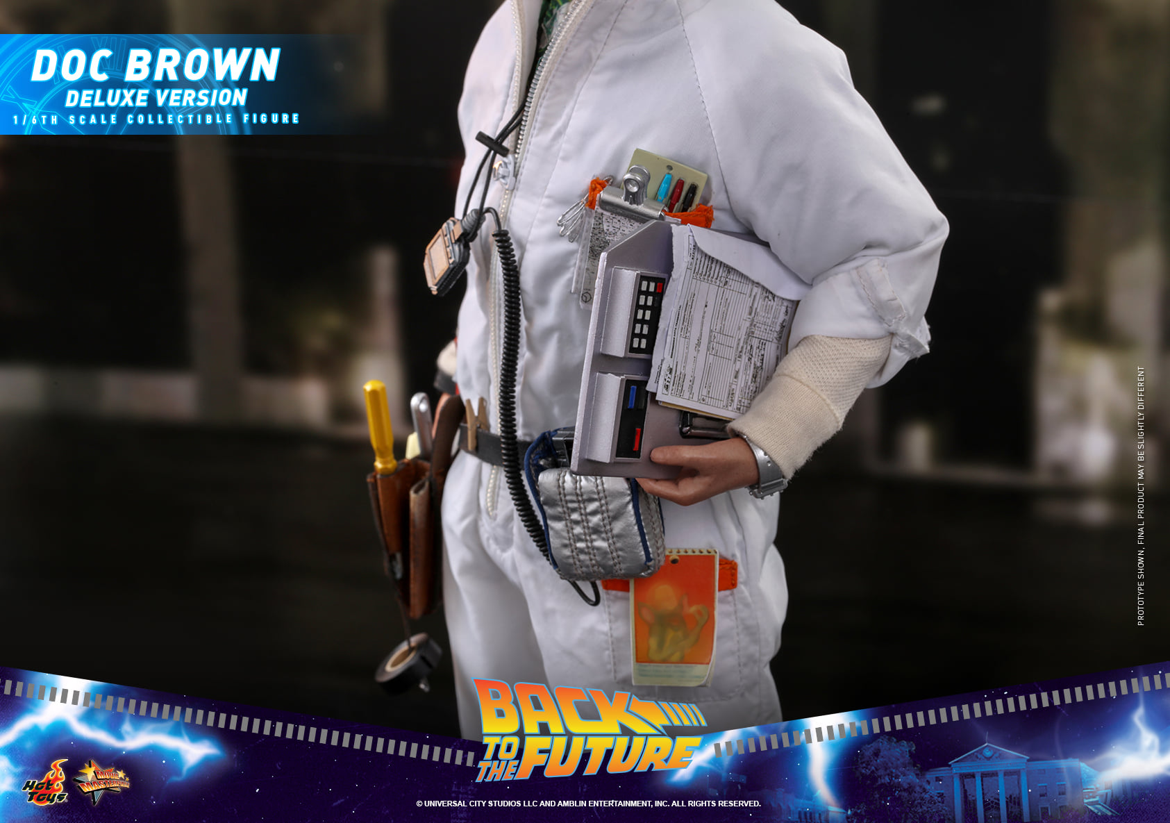 Hot Toys 1:6 Dr. Emmett Brown – Ritorno Al Futuro Parte II (HT902790) Figura Da Collezione 30cm