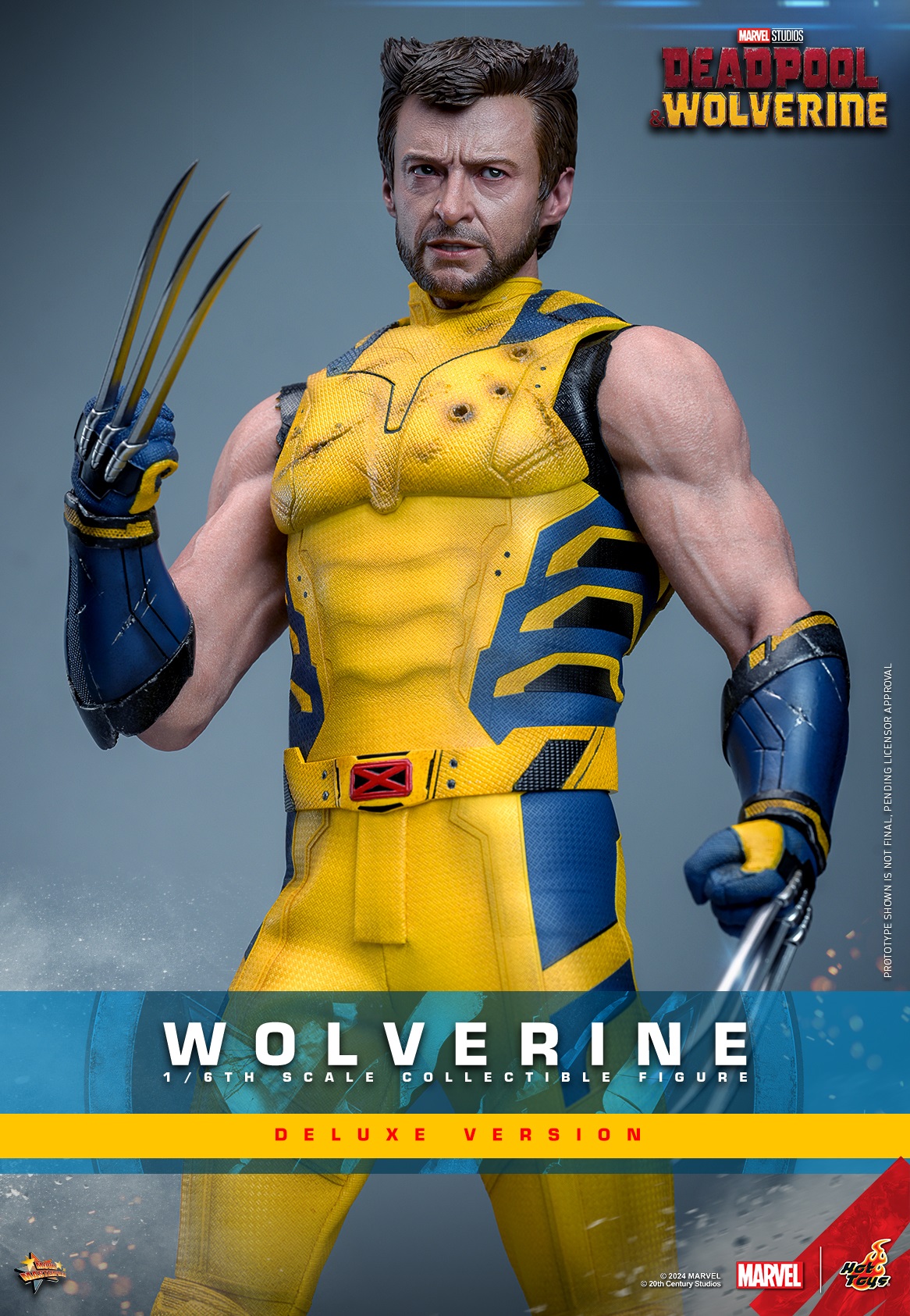Hot Toys Marvel Deadpool & Wolverine Movie Wolverine Deluxe Sixth  
