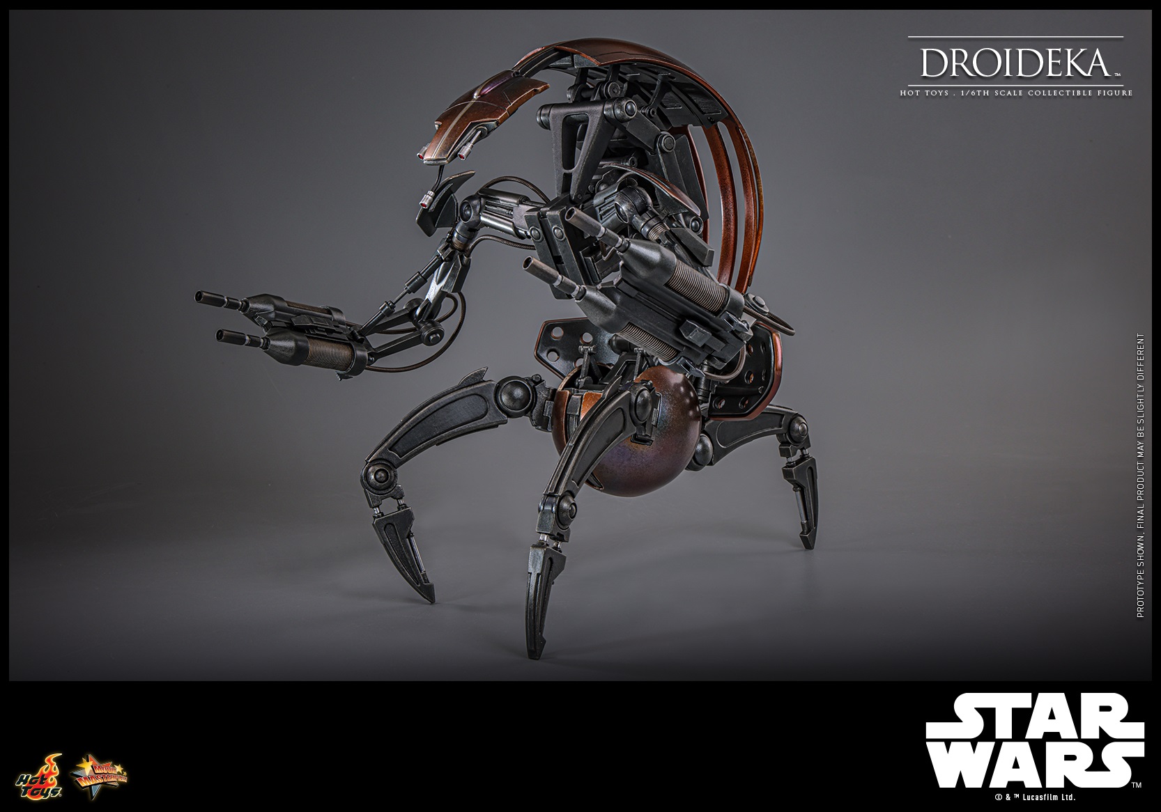 Hot Toys Star Wars Droideka Sixth Scale Figure MMS755 | Fanboy Collectibles