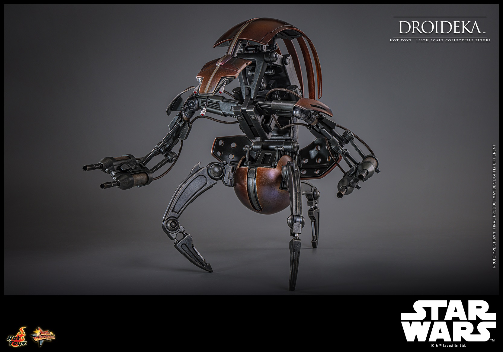 Hot Toys Star Wars Droideka Sixth Scale Figure MMS755 | Fanboy Collectibles