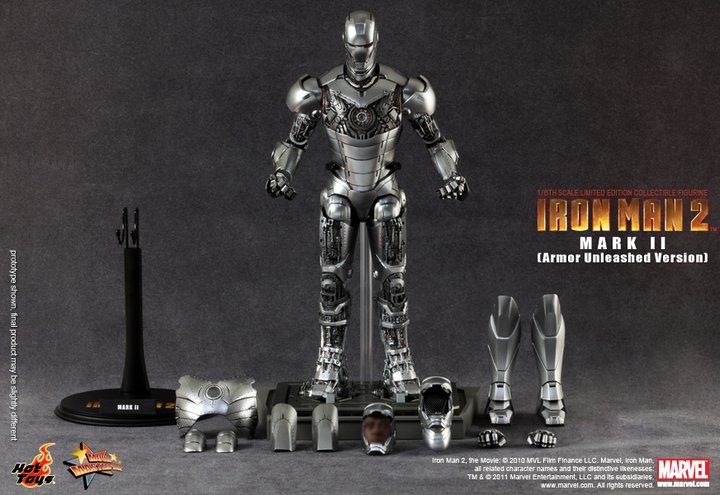 Hot Toys Marvel Iron Man Mark II Armor Unleashed Sixth Scale 