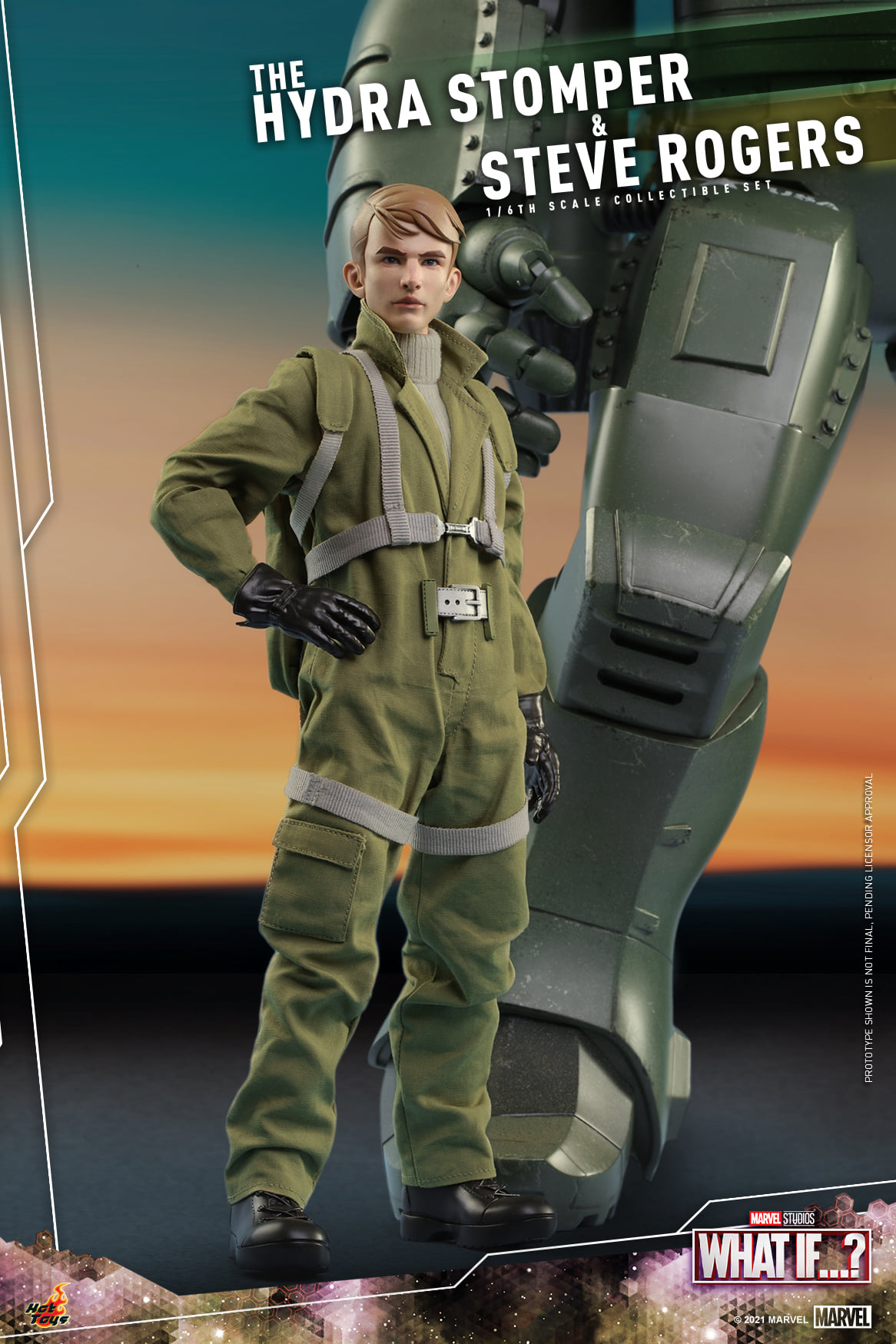 Figurine Hot Toys Marvel What If…? – Hydra Stomper 1/6 (56cm) Captain America