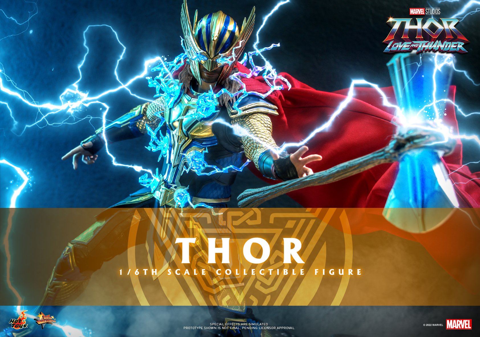 Hot Toys Marvel Thor Love and Thunder Deluxe Sixth Scale Figure 