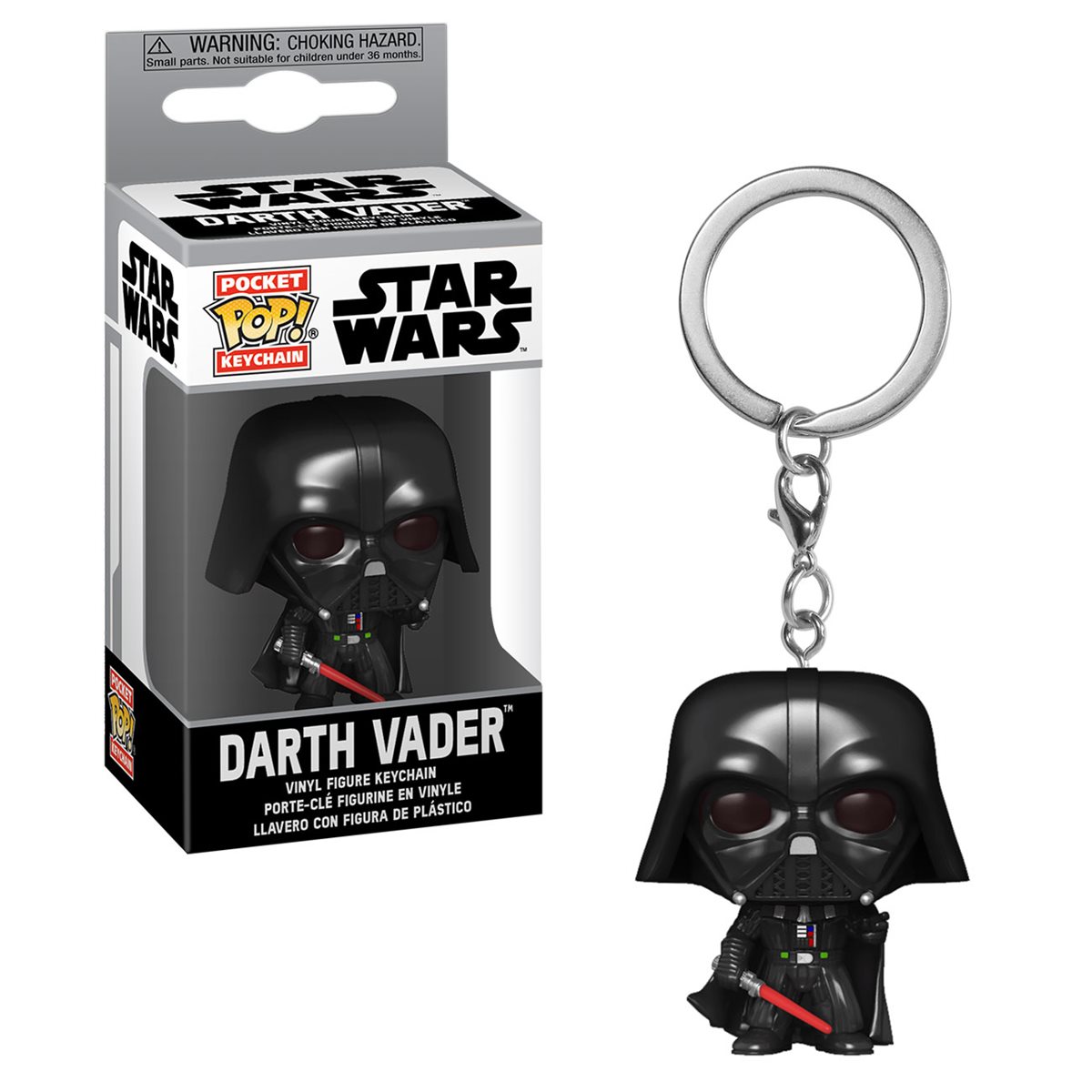 Yoda Luke Funko POP Llavero Star Wars Pocket Keychain Darth Vader Boba Fett Luke 