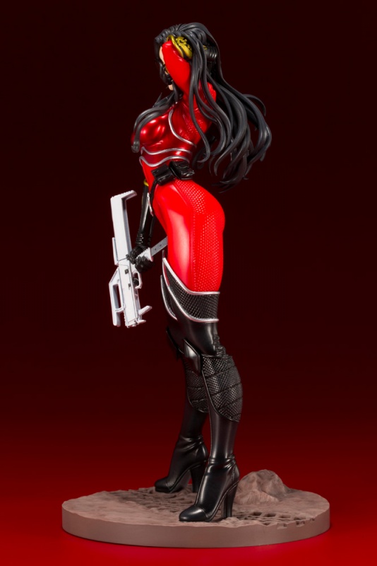 gi joe red dress G.I. Joe Adrianne Palicki as Jaye in red dress holdng shoe 8 x 10 Inch Photo at Amazon's Entertainment Collectibles Store