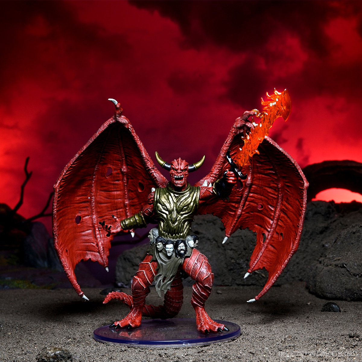 WizKids Dungeons & Dragons Icons of the Realms Archdevils Bael Bel ...