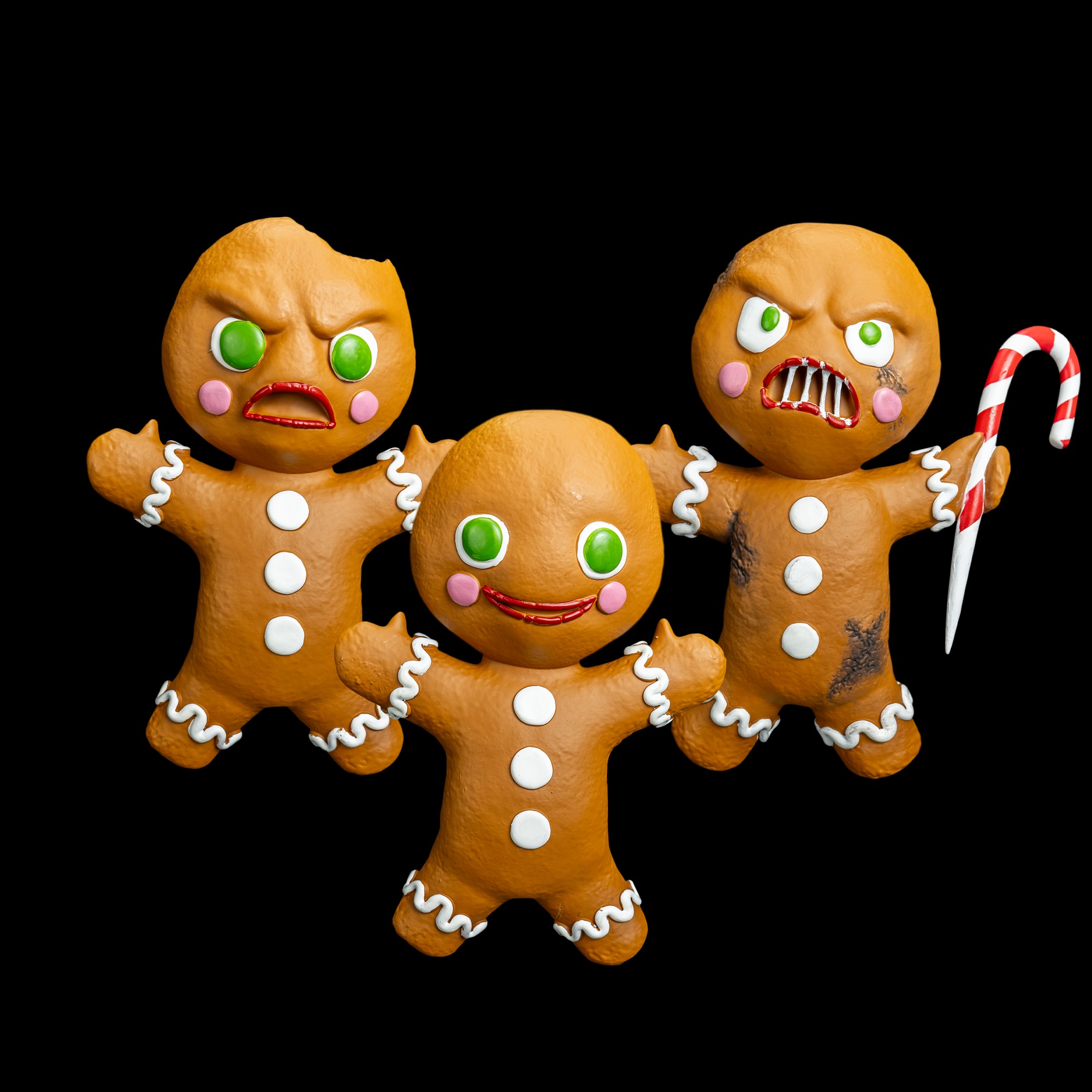Trick or Treat Studios Krampus Gingerbread Men 3-Pack Prop Replica ...