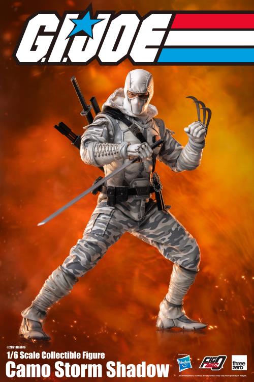 ThreeZero G. I. Joe Storm Shadow Camo Version Sixth Scale Figure 
