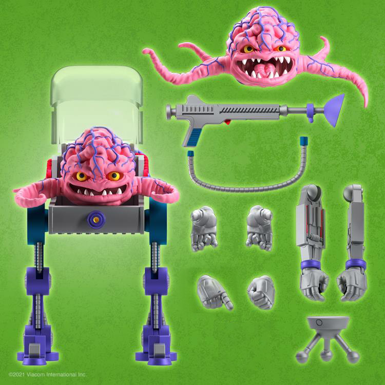 Figurine Super 7 TMNT Ultimates Krang – Teenage Mutant Ninja Turtles Neuve